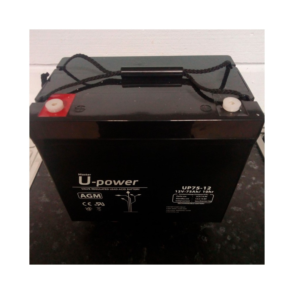 Batería U-Power 12V 12Ah, Batería Plomo AGM