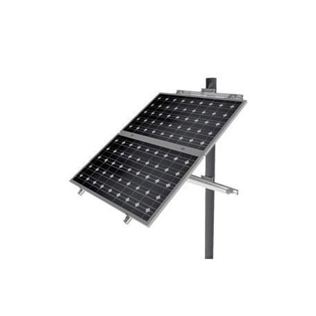 Soporte 1 panel solar para poste STP915_17H - Gemsasolar