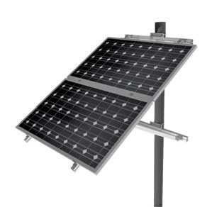 Soporte 1 panel solar para poste STP915_17H - Gemsasolar