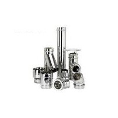 Kit chimenea pellets INOX. doble pared