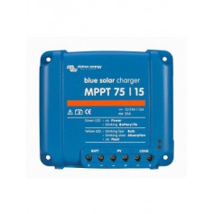 Regulador de carga BlueSolar MPPT 75/15, 15A de 12/24V automático