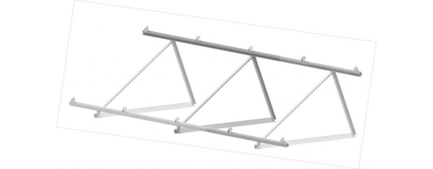 Estructura cubierta plana